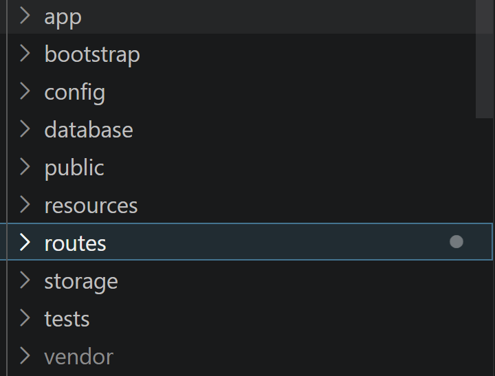 Struktur Project Laravel