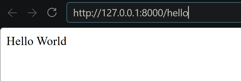 Hasil Running Laravel
